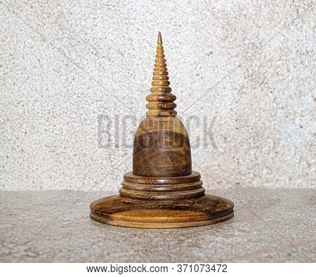 Buddhist  Monks  Posseinal Stupa For  Spiritual Thing