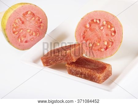 Traditional Colombian Sweet From The Velez Town In Santander Called Bocadillo - Psidium Guajava
