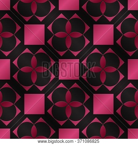 Seamless Pattern As Imitation Of Colored Metal Foil.\nbackground With A Metal Surface As A Graphic D