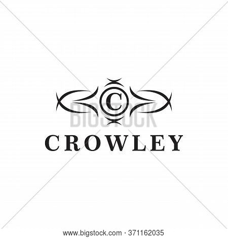 Crowley And C Logo Minimalist Templates Symbol Vector