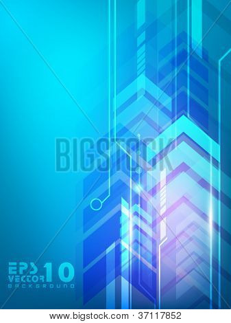 Hallo Tech abstrakt Hintergrund. EPS 10.
