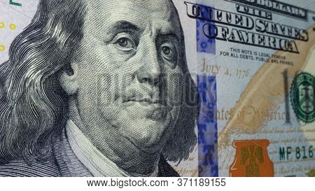 Benjamin Franklin On The $100 Bill - 3d Render.
