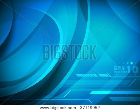 Hallo Tech abstrakt Hintergrund. EPS 10.