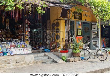 Hoi An, Vietnam - March 25, 2016: Handmade In The Asian Market