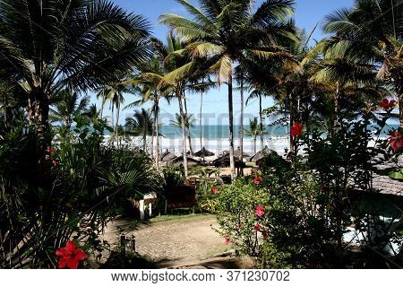 Itacare, Bahia / Brazil - January 12, 2012: View Of The Havaizinho Beach In Itacare. The Place Is Be