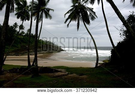 Itacare, Bahia / Brazil - December14, 2011: Ribeira Beach In Itacare. The Place Is Between The Sea A