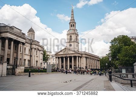 London / Uk - 06/13/2020: Black Lives Matter Protest During Lockdown Coronavirus Pandemic. Blm Prote