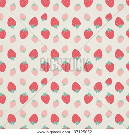 carino seamless pattern fragola