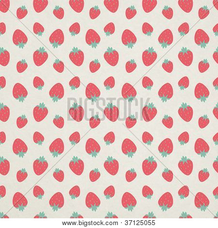 carino seamless pattern fragola