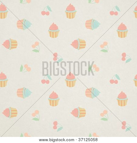 Seamless pattern con caramelle e dolci