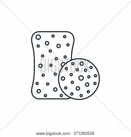 Sponge Vector Icon. Sponge Editable Stroke. Sponge Linear Symbol For Use On Web And Mobile Apps, Log