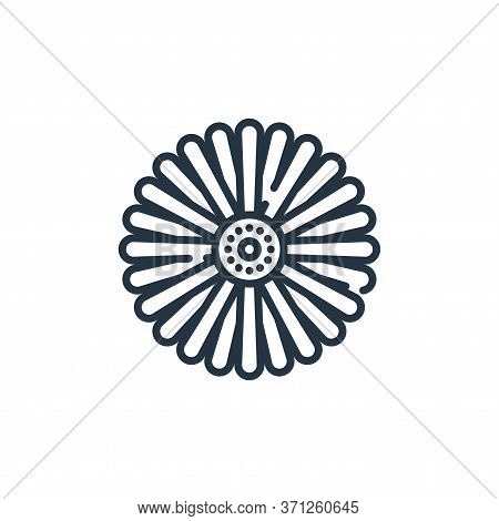 Flower Vector Icon. Flower Editable Stroke. Flower Linear Symbol For Use On Web And Mobile Apps, Log