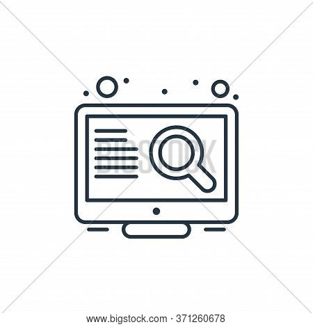 Search Vector Icon. Search Editable Stroke. Search Linear Symbol For Use On Web And Mobile Apps, Log