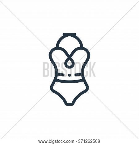 Swimsuit Vector Icon. Swimsuit Editable Stroke. Swimsuit Linear Symbol For Use On Web And Mobile App