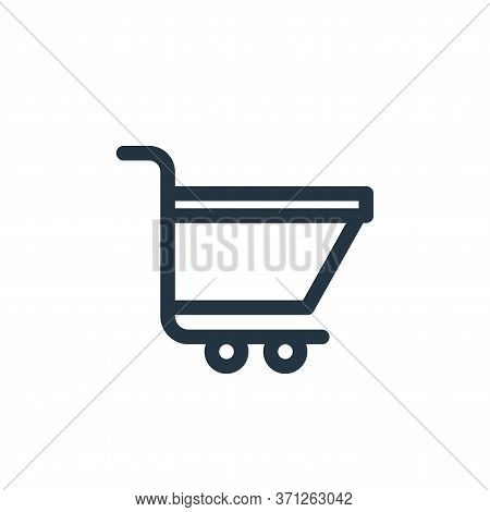Cart Vector Icon. Cart Editable Stroke. Cart Linear Symbol For Use On Web And Mobile Apps, Logo, Pri