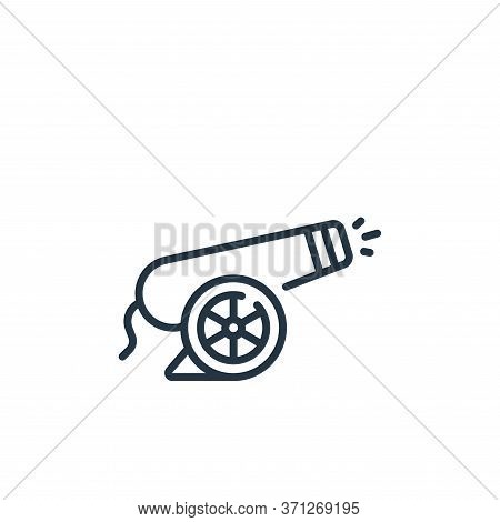 Cannon Vector Icon. Cannon Editable Stroke. Cannon Linear Symbol For Use On Web And Mobile Apps, Log