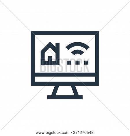 Smarthome Vector Icon. Smarthome Editable Stroke. Smarthome Linear Symbol For Use On Web And Mobile 