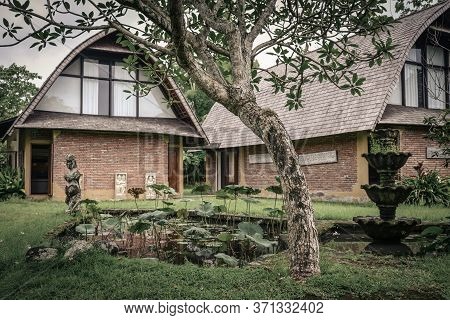 Bali, Indonesia - January 12, 2018: Territory Of Rudana Art Museum. Rudana Museum Is An Art Museum I