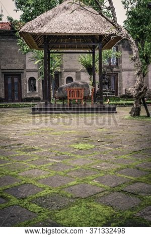 Bali, Indonesia - January 12, 2018: Territory Of Rudana Art Museum. Rudana Museum Is An Art Museum I