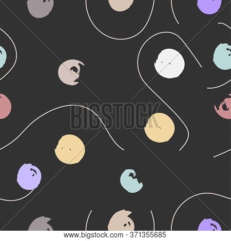 Cute Hand Drawn Abstract Pattern. Sweet Pattern. Vector Illustration