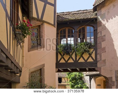 Arkkitehtooninen yksityiskohta Alsace