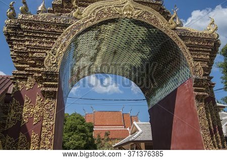 Thailand Mae Sot Wat Aranyakhet Temple