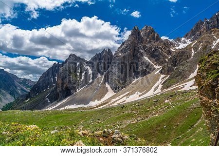 The Mountains Of The Maira Valley In Southern Piedmont