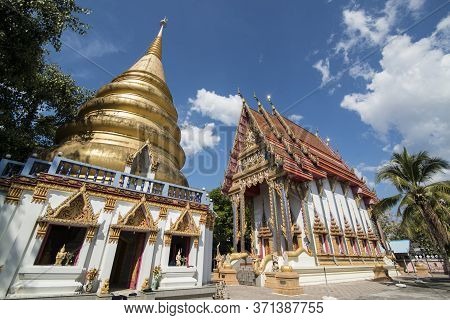 Thailand Mae Sot Wat Aranyakhet Temple