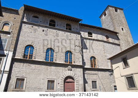 Chigi Palace. Viterbo. Lazio. Italien.