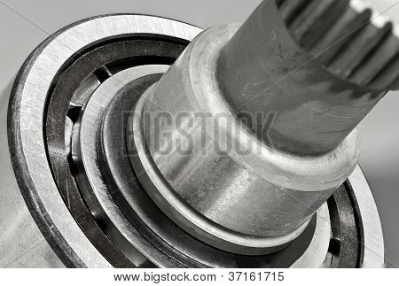 Hydrauliske drev aksel
