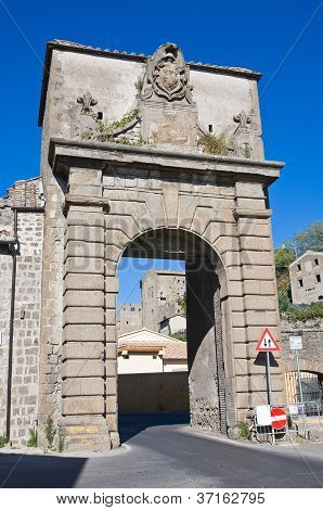 Porta Faul. Viterbo. Lazio. Italien.