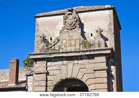 Porta Faul. Viterbo. Lazio. Italien.