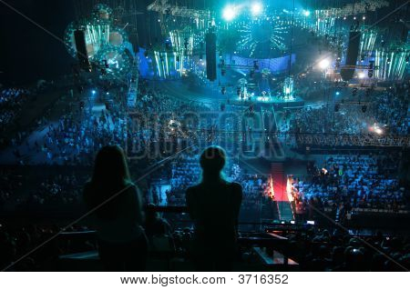 Konser salonu olarak Üstten Görünüm