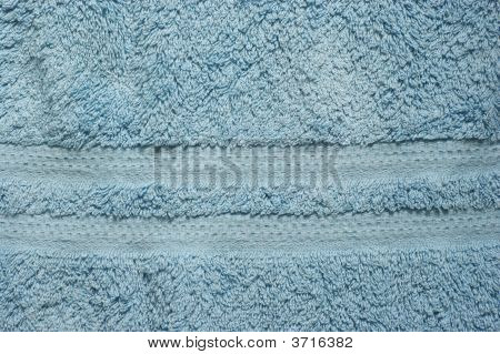 Asciugamano, sfondo blu