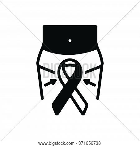 Black Solid Icon For Brachytherapy Brachy Therapy Aids