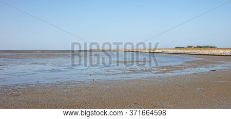 The Mud Flats On The Waddensea, Friesland