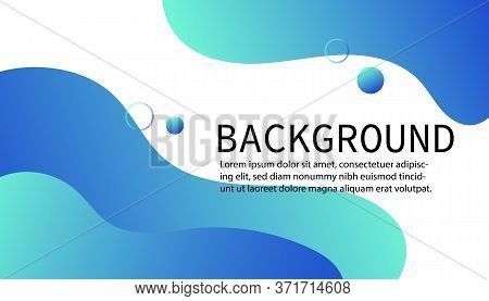 Vibrant Colour Abstract Background Design. Circle And Liquid  Gradient Backdrop.