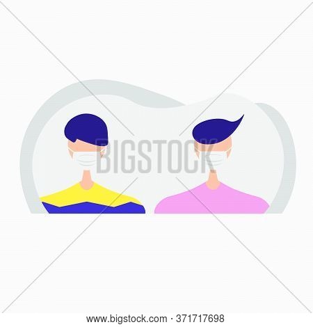 Men Using Face Mask