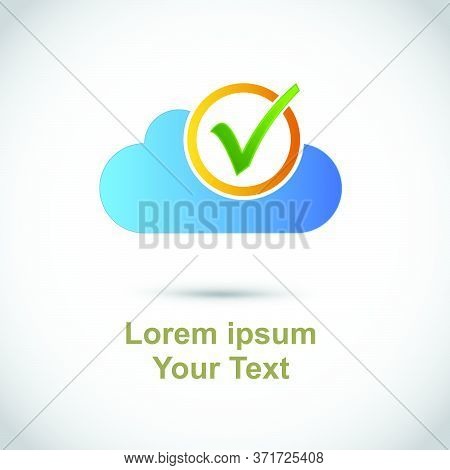 07-check Mark Clund Symbol Design