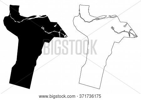 Quetta City (islamic Republic Of Pakistan, Balochistan Province) Map Vector Illustration, Scribble S