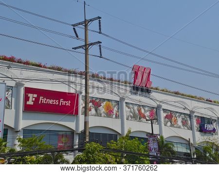 Bangkok Thailand-12 March 2019:shinawatra Tower 1. On Bangkok Thailand-12 March 2019. Images For Edi