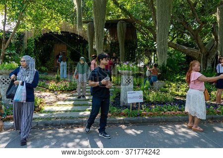 Bangkok Thailand-30 December 2019:suan Luang Rama Ix Also Referred To As (king) Rama Ix Park,is A Pu