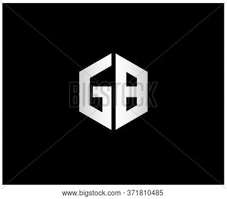 Geometric Letter G And Letter B Logo Design