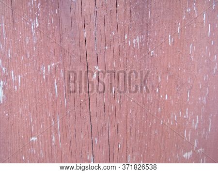 Old Wood Texture Painted Red And White
