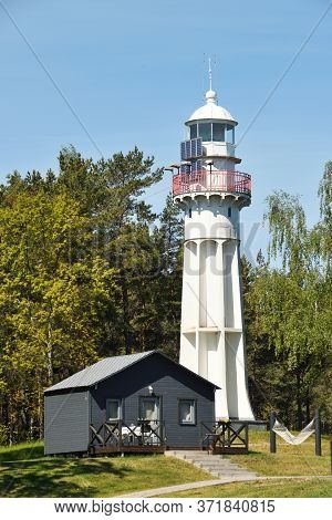 Mersrags Lighthouse - A Lighthouse Located On The Bay Of Riga, On The Latvian Coast Of The Baltic Se
