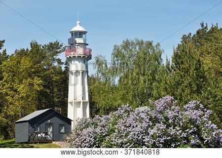 Mersrags Lighthouse - A Lighthouse Located On The Bay Of Riga, On The Latvian Coast Of The Baltic Se