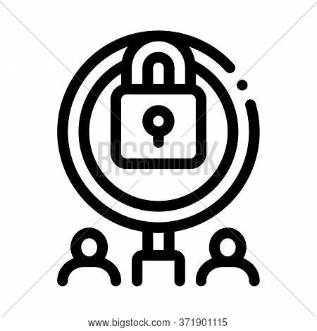 Closure Of Knowledge For Research Icon Vector. Closure Of Knowledge For Research Sign. Isolated Cont