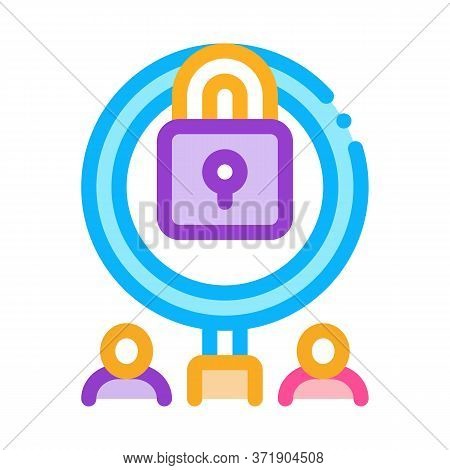 Closure Of Knowledge For Research Icon Vector. Closure Of Knowledge For Research Sign. Color Symbol 