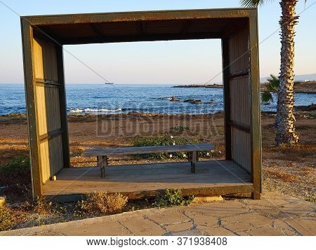 Famous Tourist Attraction Coastal Broadwalk Path Surrounding The Archaeological Park And Part Of Ope