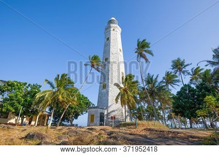 Lighthouse On The Dondra Cape - The Southernmost Point Of Sri Lanka